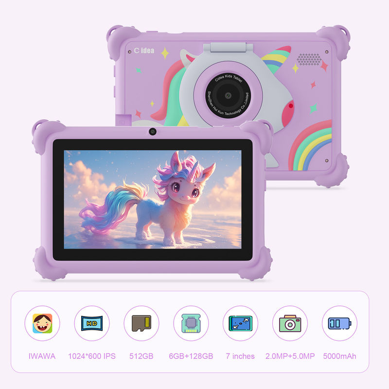 ไอเดีย C 7 นิ้ว เด็กแท็บเล็ต อายุ 3-7 กล้องคู่ IPS จอการศึกษา kidsspad With Parent Control CM88