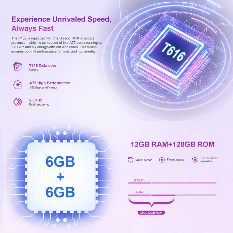 ไอเดีย C แอนดรอยด์ 13 กล้องคู่ 5MP+13MP พร้อมจอ 1200*2000 2K 11 นิ้ว แท็บเล็ต PC P100