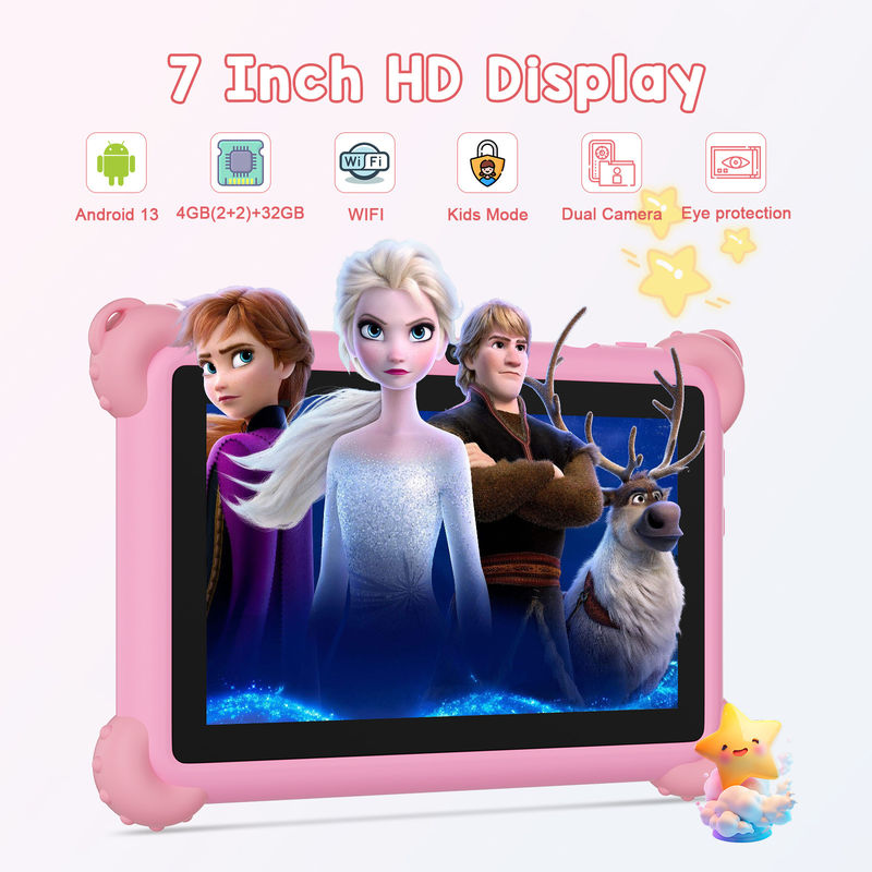 C Idea แอนดรอยด์ 13 เด็ก แท็บเล็ต 4 ((2+2) + 32GB แท็บเล็ตการศึกษาสําหรับนักเรียน CM91