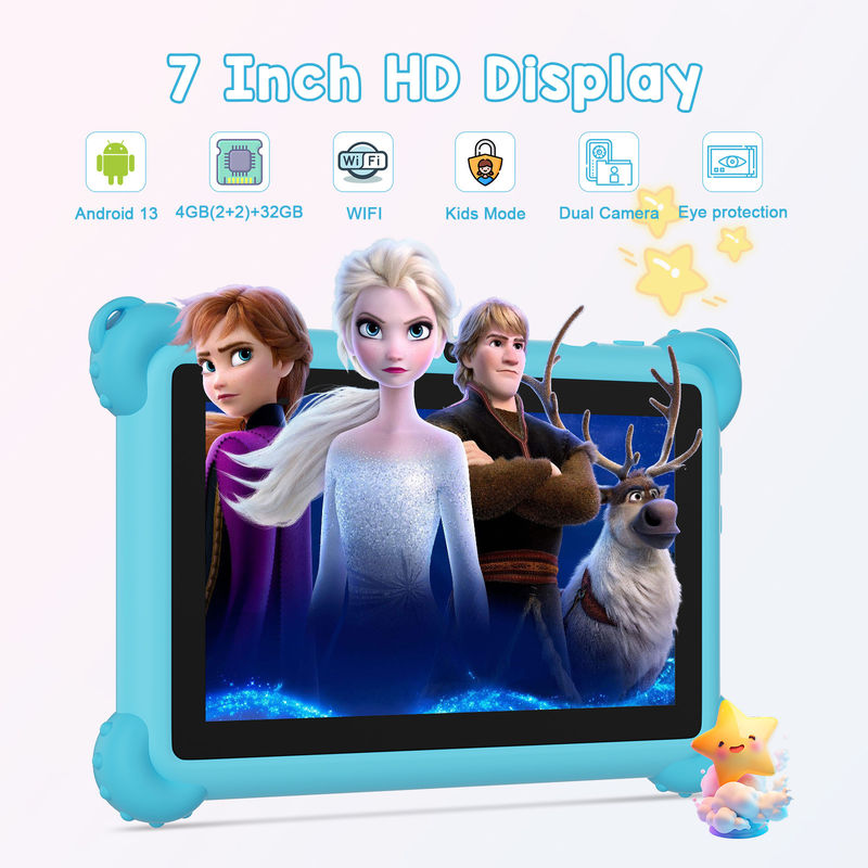 C Idea แอนดรอยด์ 13 เด็ก แท็บเล็ต 4 ((2+2) + 32GB อิสตอลลาร์ IWAWA แท็บเล็ตการศึกษาสําหรับนักเรียน CM91