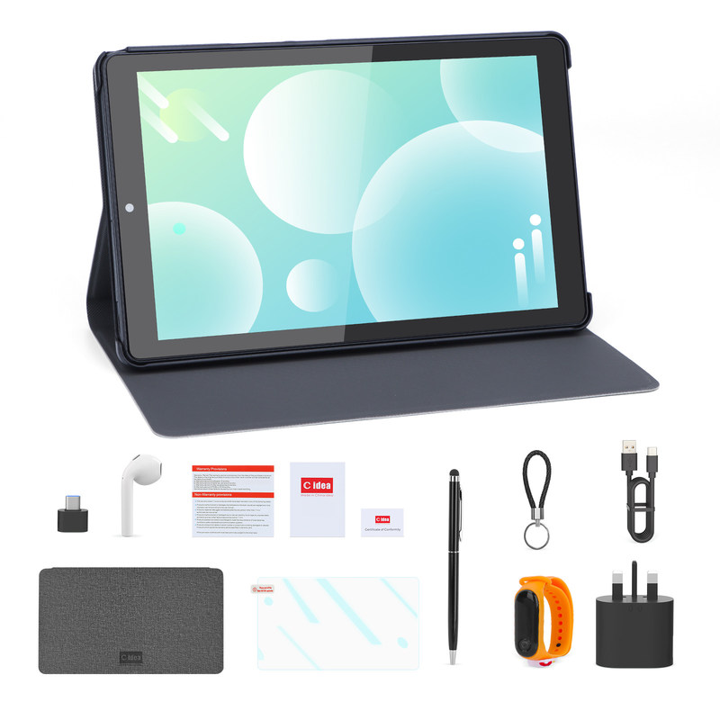 C Idea แอนดรอยด์ แท็บเล็ต 800x1280 IPS Screen สมาร์ท แท็บเล็ต PC With Sim For Education CM935 สีดํา