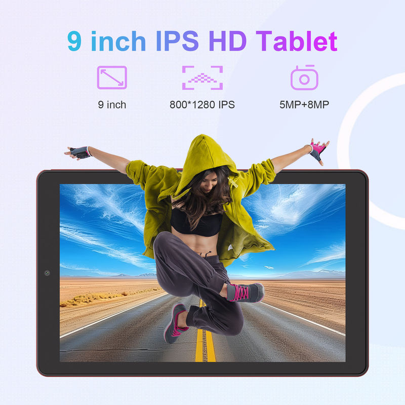 C Idea แท็บเล็ต 9 นิ้ว Quad Core 800x1280 IPS Screen แอนดรอยด์ แท็บเล็ตด้วยปากกา CM935 สีแดง