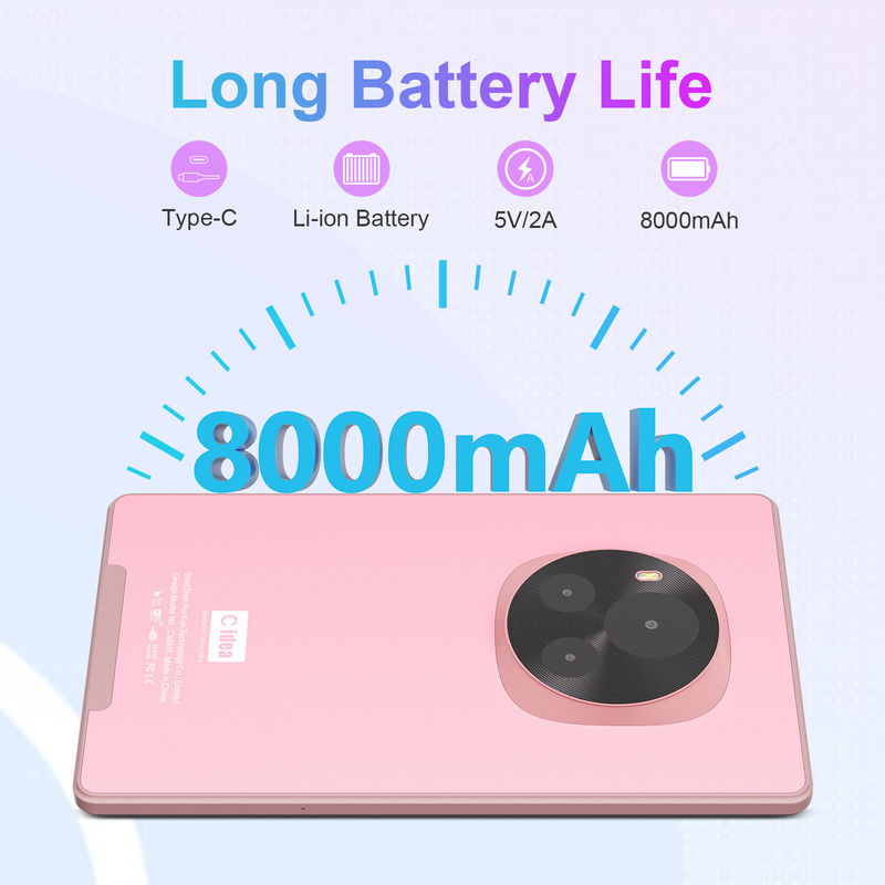 ไอเดีย C แอนดรอยด์ แท็บเล็ต 800x1280 IPS จอ ซิม รองรับ 9 นิ้ว แท็บเล็ต PC With Case CM935 สีชมพู