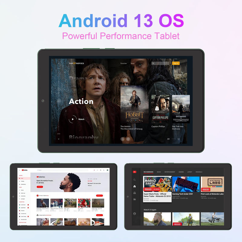 C ไอเดีย ทับเล็ตการศึกษาขนาด 9 นิ้ว ขนาด 800x1280 IPS ทับเล็ตจอสัมผัส พร้อมปากกา Stylus Pen CM935 สีเขียว