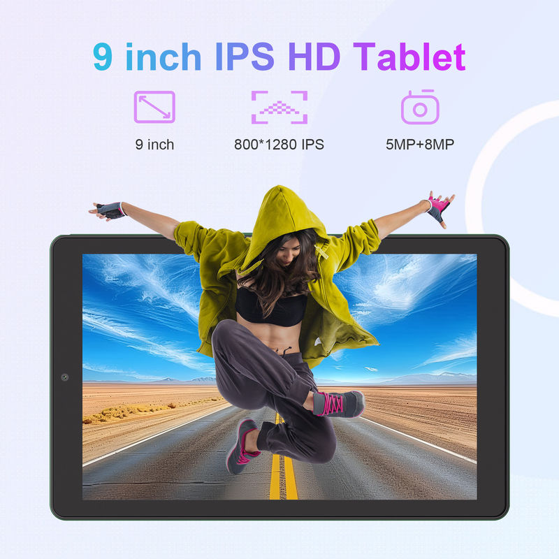 C ไอเดีย ทับเล็ตการศึกษาขนาด 9 นิ้ว ขนาด 800x1280 IPS ทับเล็ตจอสัมผัส พร้อมปากกา Stylus Pen CM935 สีเขียว