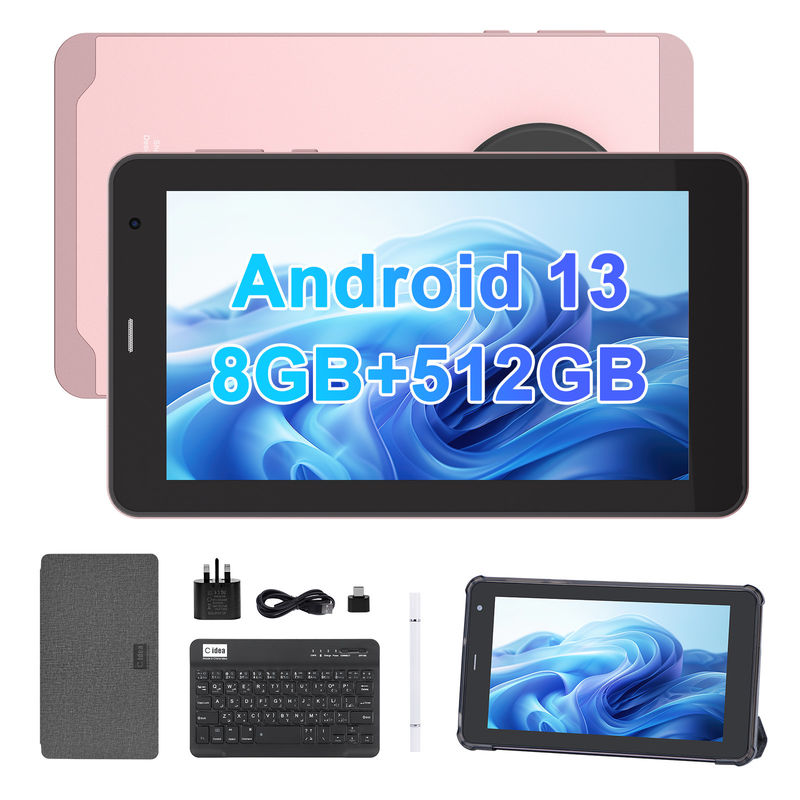 C Idea แท็บเล็ต 7 นิ้ว พร้อม SIM Wifi แอนดรอยด์ แท็บเล็ต PC สําหรับนักเรียน CM518 Pro Pink
