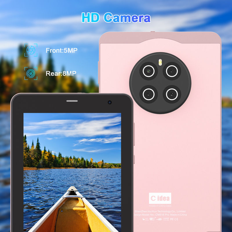 C Idea แท็บเล็ต 7 นิ้ว พร้อม SIM Wifi แอนดรอยด์ แท็บเล็ต PC สําหรับนักเรียน CM518 Pro Pink