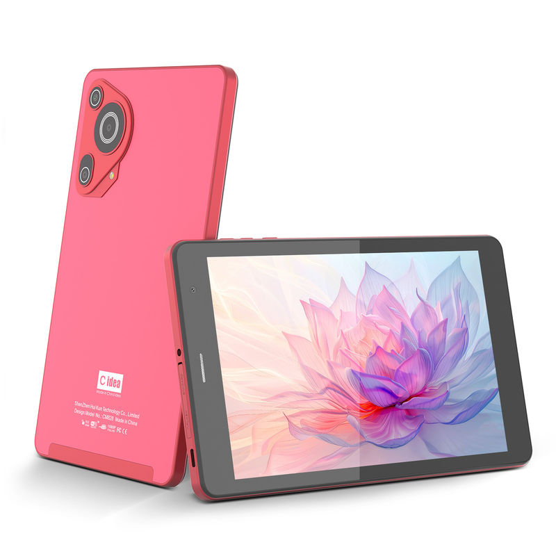 C Idea 5g แอนดรอยด์ แท็บเล็ต 8+512gb แท็บเล็ต 8 นิ้ว สําหรับนักเรียนที่มีซิมและ Wifi Cm828 สีแดง