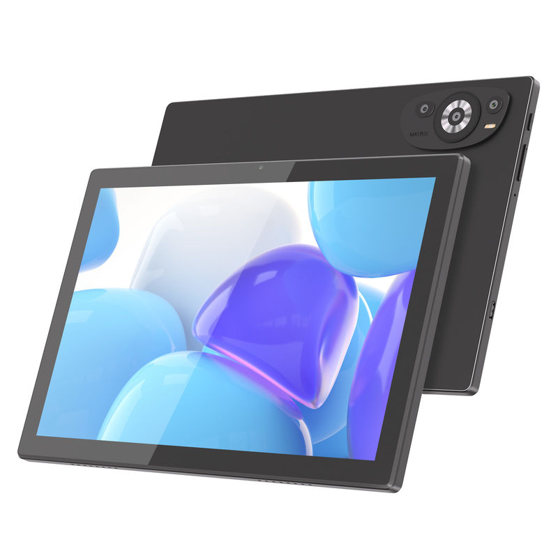 ไอเดีย C 10.1 นิ้ว Wifi การศึกษา แอนดรอยด์ แท็บเล็ต PC With Sim Support คีย์บอร์ด M8200 Plus สีดํา