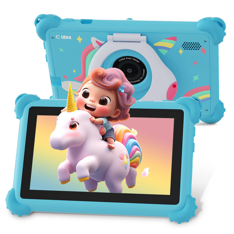 แท็บเล็ตใหม่สุด C Idea 4+32GB แอนดรอยด์ 13 แท็บเล็ต Kidspad พร้อม APP การศึกษา CM91 สีฟ้า