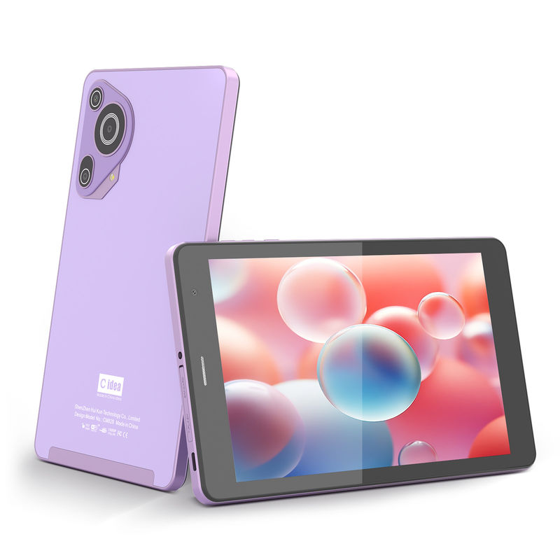 C Idea 8 นิ้ว 8+512gb 8000mah 5+8MP Dual Camera แอนดรอยด์ แท็บเล็ต PC พร้อมซิม สําหรับนักเรียน CM828 สีม่วง