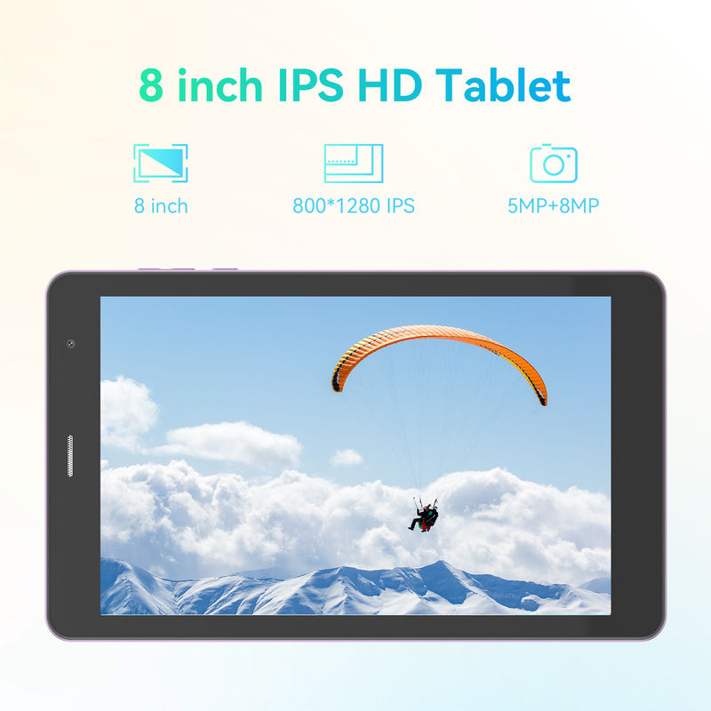 C Idea 8 นิ้ว 8+512gb 8000mah 5+8MP Dual Camera แอนดรอยด์ แท็บเล็ต PC พร้อมซิม สําหรับนักเรียน CM828 สีม่วง