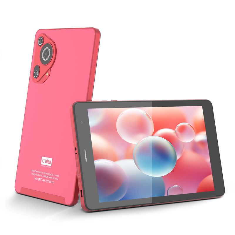 C Idea Factory 8 นิ้ว 800*1280hd IPS หน้าจอสัมผัส 8+512gb 8000mah กล้องคู่ แอนดรอยด์ แท็บเล็ต PC With Sim สําหรับนักเรียน CM828 สีแดง