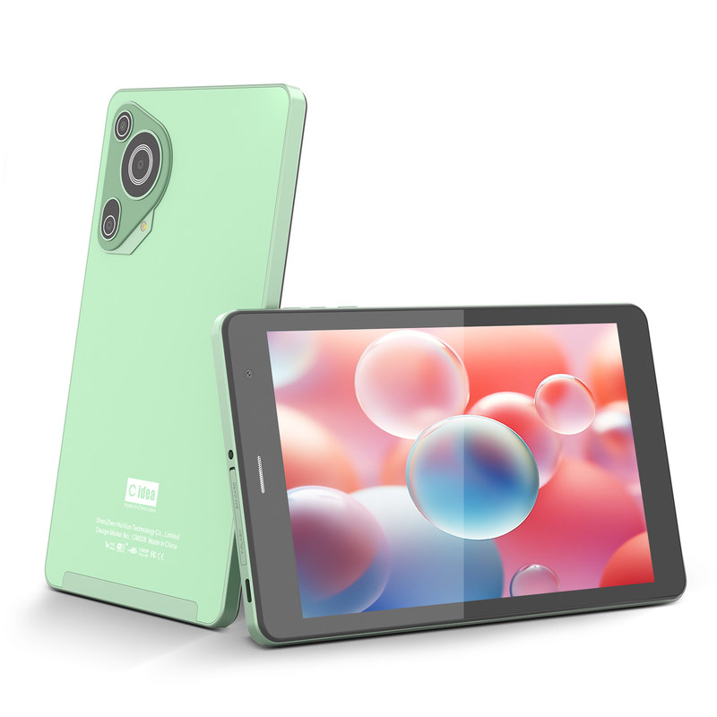 C Idea Wholesale Tablet 8 Inch 800*1280HD IPS Dual Camera แอนดรอยด์ แท็บเล็ตพีซีพร้อมซีมสําหรับการเรียนรู้ CM828 เขียว