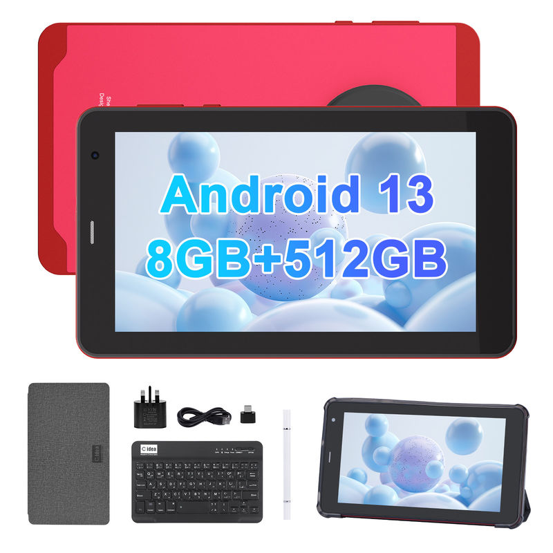 C Idea แท็บเล็ต Android 13 ขนาด 7 นิ้ว กล้องคู่ รองรับซีม แท็บเล็ตจอสัมผัส สําหรับนักเรียน