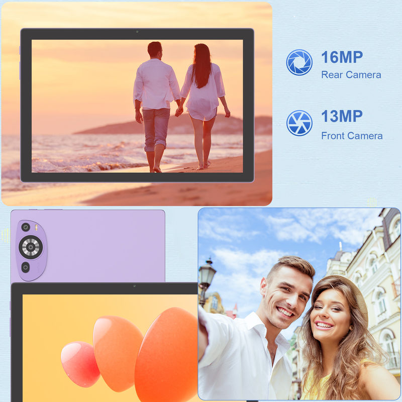 C Idea 10 นิ้ว แอนดรอยด์ 14 แท็บเล็ตการศึกษา 512GB สําหรับนักเรียนที่มี SIM Support CM8200Plus สีม่วง