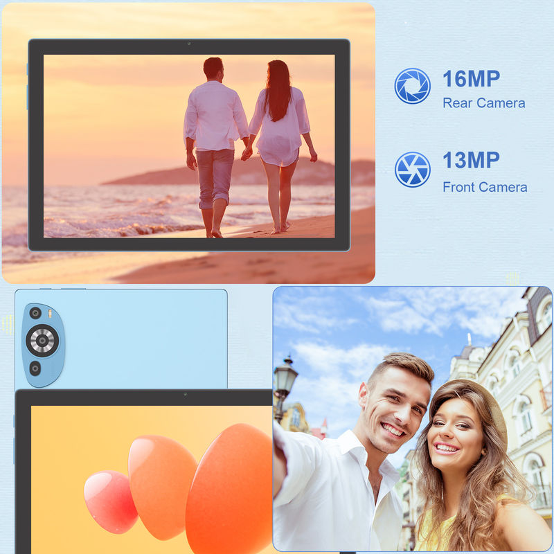 C Idea แอนดรอยด์ 14 หน้าจอสัมผัส 800*1280 IPS Incell แท็บเล็ต 10.1 นิ้ว พร้อมปากกา CM8200plus สีฟ้า