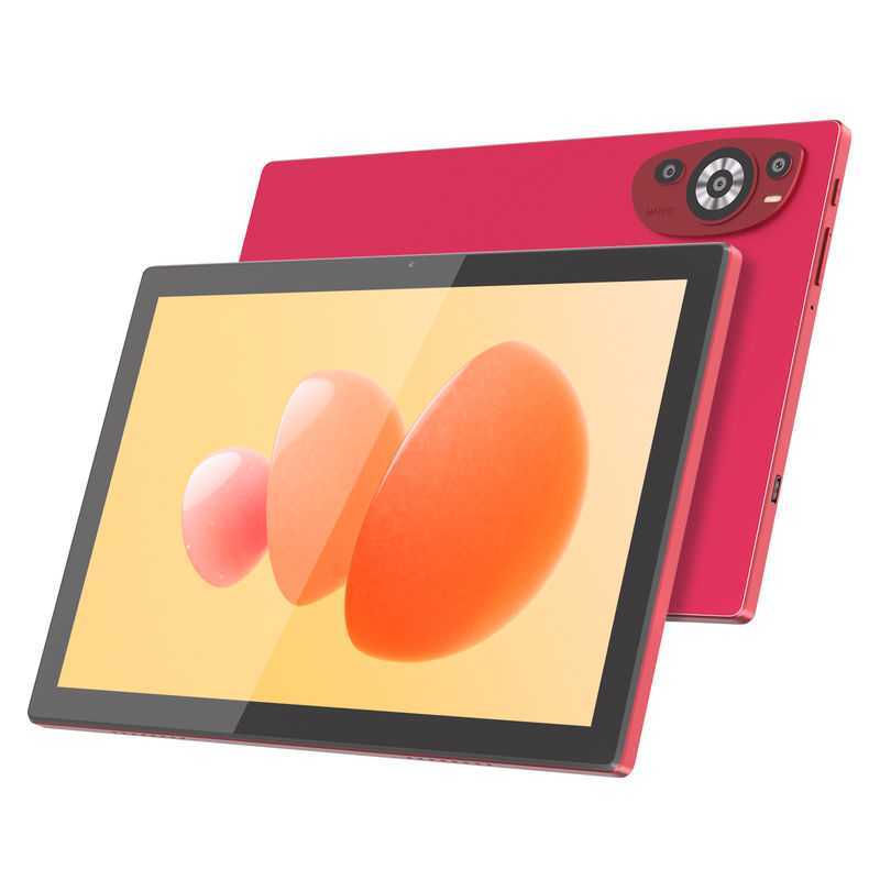C Idea 10.1 นิ้ว แอนดรอยด์ 14 สมาร์ทแท็บเล็ต PC With Dual SIM Support CM8200Plus สีแดง
