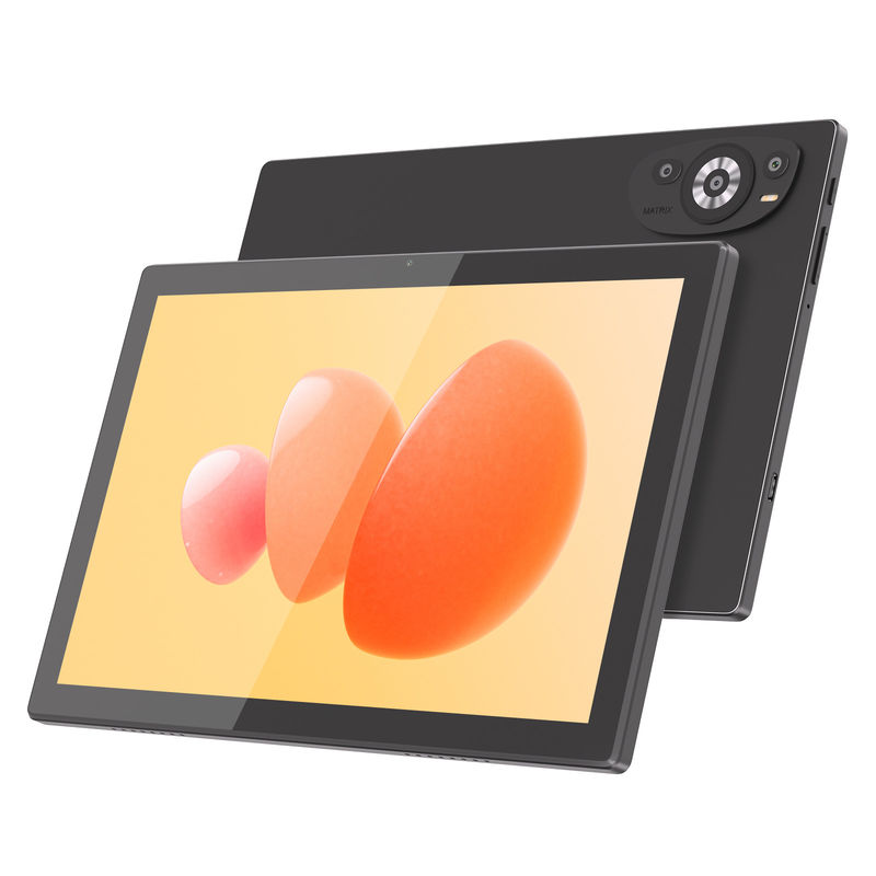 ไอเดีย C 10.1 นิ้ว ทับเล็ต Wifi With Sim Support คีย์บอร์ดการศึกษา แอนดรอยด์ ทับเล็ต PC M8200 Plus สีดํา