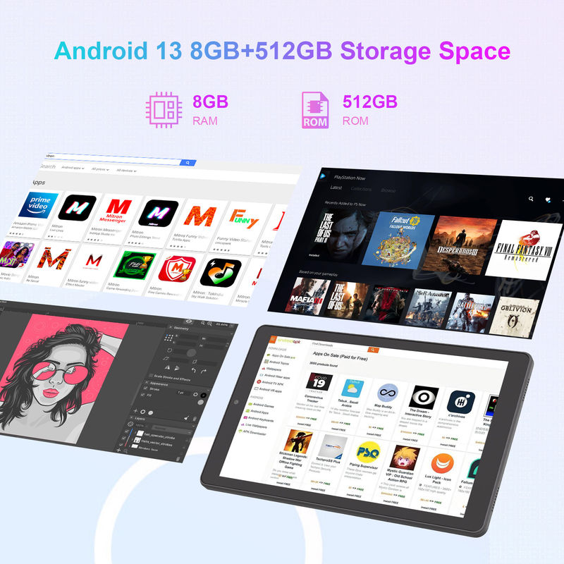 C Idea แอนดรอยด์ แท็บเล็ต 800x1280 IPS Screen 9 IN สมาร์ท แท็บเล็ต PC With Sim For Education CM935 สีดํา