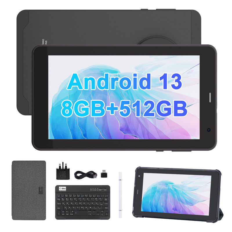 C Idea แอนดรอยด์ 13 แท็บเล็ต 512GB พร้อมซิม แท็บเล็ต PC CM518 โปร สีดํา