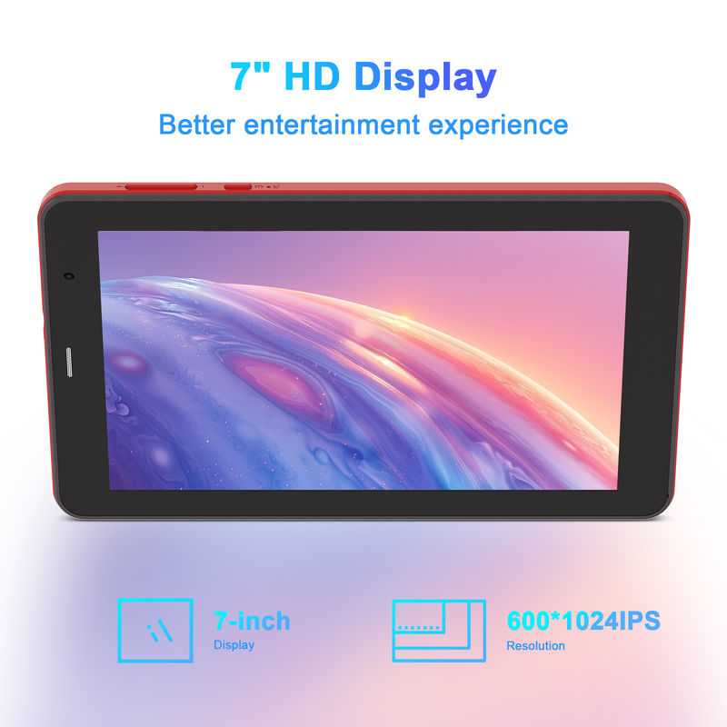 C ไอเดีย แอนดรอยด์ 13 แท็บเล็ต พร้อมซิม Wifi แท็บเล็ตหน้าจอสัมผัส 7 นิ้ว CM518 โปรแดง