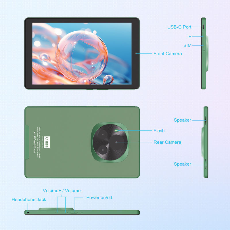 C Idea 5G Education Tablet 800x1280 IPS แท็บเล็ตจอสัมผัส พร้อม Stylus Pen CM935 สีเขียว