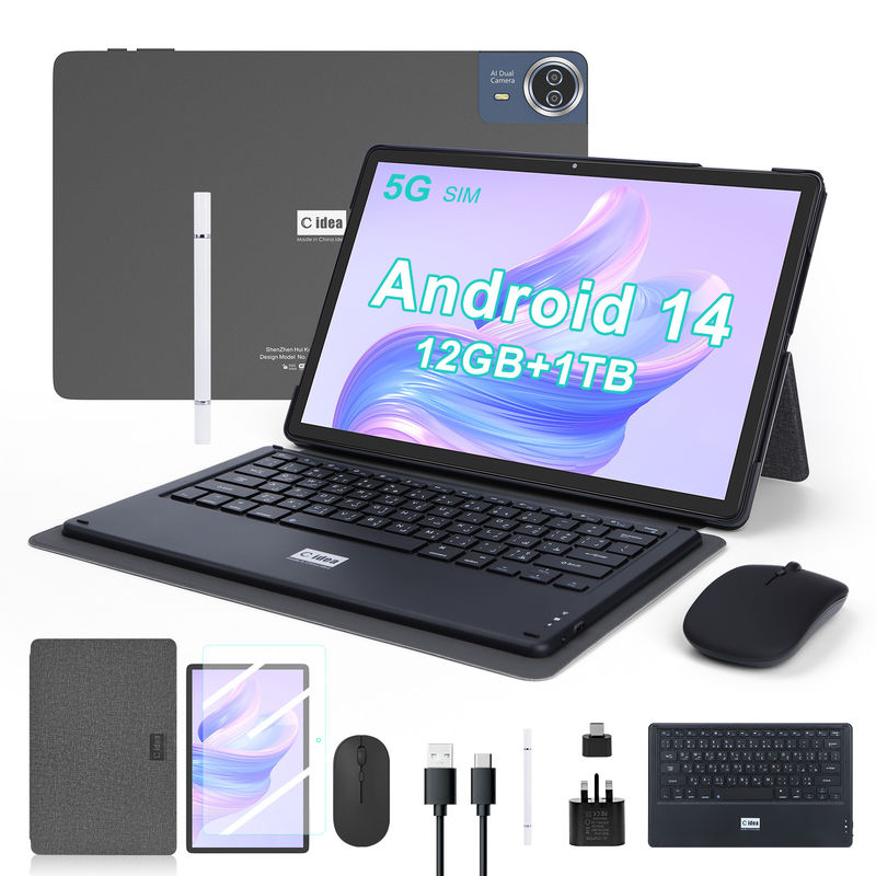 C Idea แท็บเล็ต 14 นิ้ว ขนาดใหญ่ 1200*1920 FHD Screen แอนดรอยด์ แท็บเล็ต PC CM14000 plus