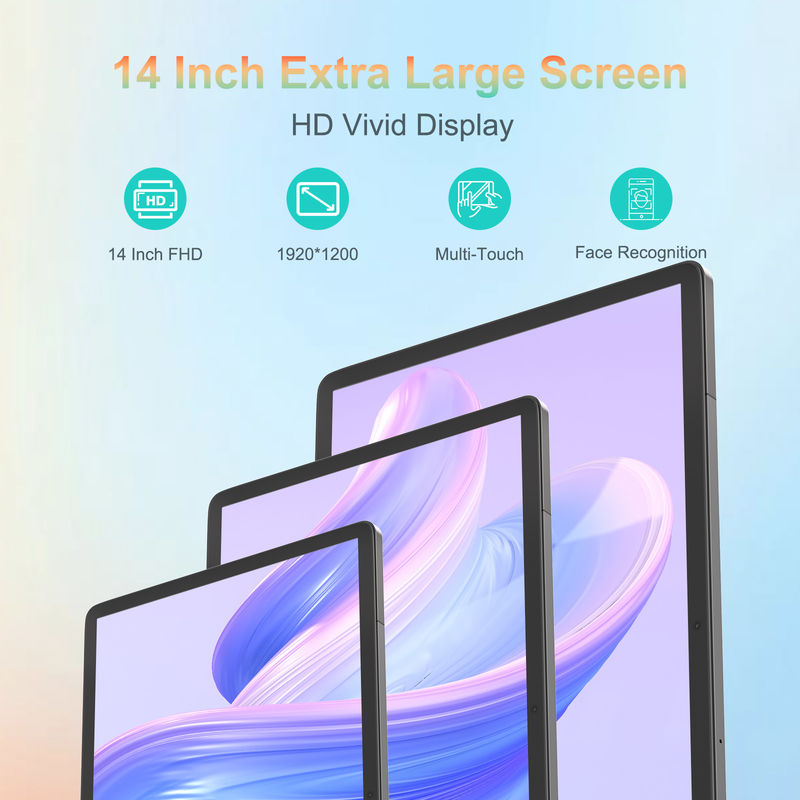 C Idea แท็บเล็ต 14 นิ้ว ขนาดใหญ่ 1200*1920 FHD Screen แอนดรอยด์ แท็บเล็ต PC CM14000 plus