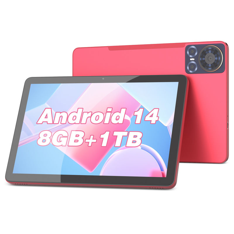 ไอเดีย C 10.1 นิ้ว แท็บเล็ต 5 กรัม แรม 8 GB แท็บเล็ตจอสัมผัส PC สําหรับการศึกษา CM8300 Plus สีแดง