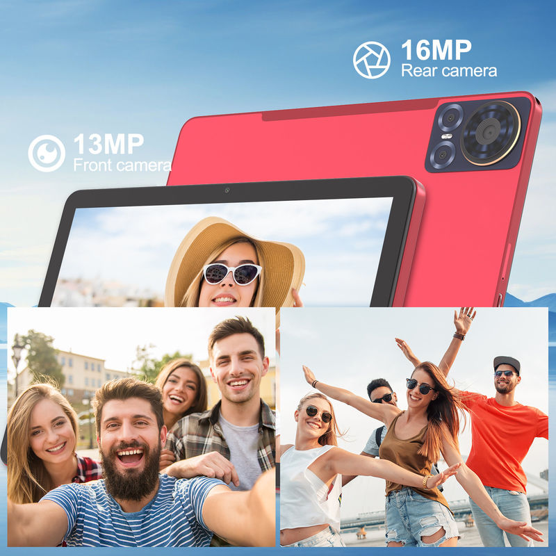 ไอเดีย C 10.1 นิ้ว แท็บเล็ต 5 กรัม แรม 8 GB แท็บเล็ตจอสัมผัส PC สําหรับการศึกษา CM8300 Plus สีแดง