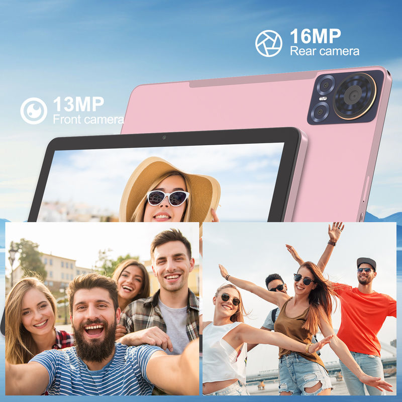 ไอเดีย C แท็บเล็ต 10.1 นิ้ว พร้อมกล้องคู่ แท็บเล็ตสมาร์ท PC สําหรับการศึกษา CM8300 พลัส สีชมพู