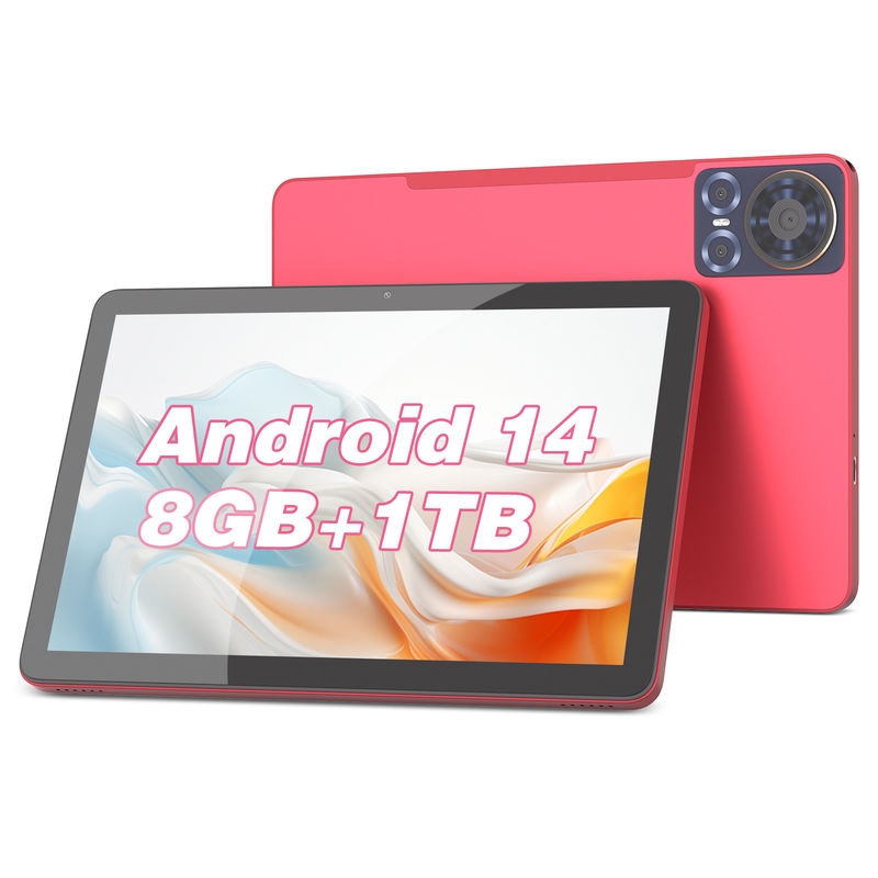 C ไอเดีย แท็บเล็ต 10.1 นิ้ว 5G LTE แท็บเล็ต หน้าจอสัมผัส แท็บเล็ต PC สําหรับบันเทิง CM8300 Plus สีแดง