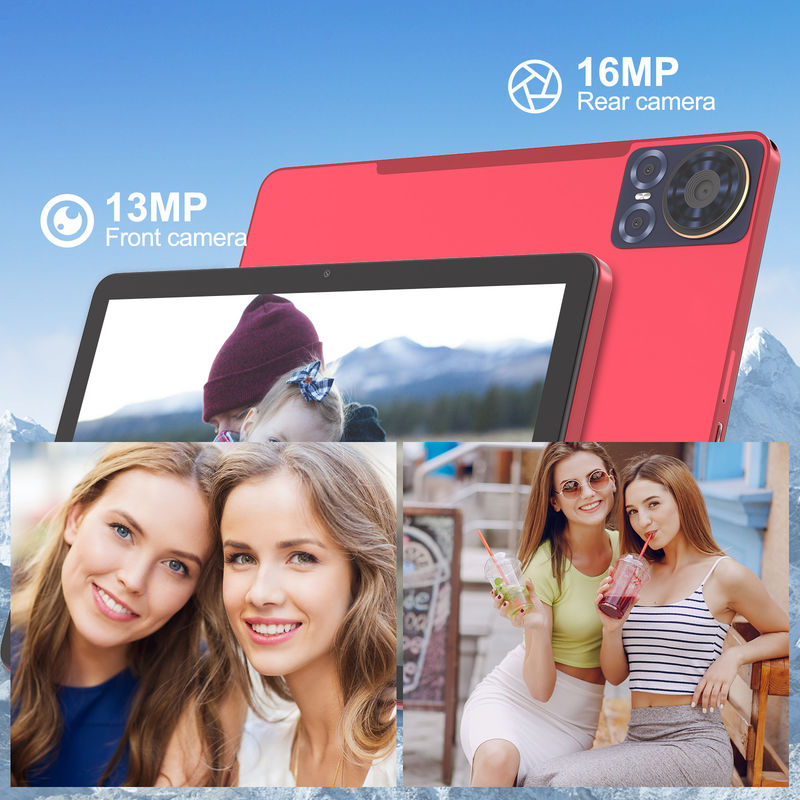 C ไอเดีย แท็บเล็ต 10.1 นิ้ว 5G LTE แท็บเล็ต หน้าจอสัมผัส แท็บเล็ต PC สําหรับบันเทิง CM8300 Plus สีแดง
