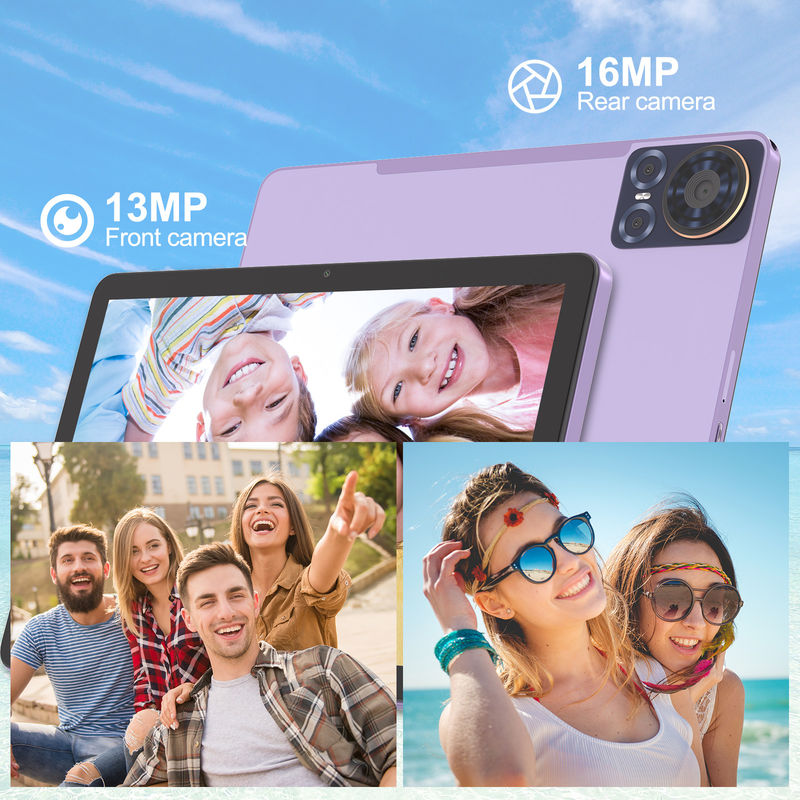 C ไอเดีย แท็บเล็ต 5G พร้อมกล้องคู่ แท็บเล็ต 10 นิ้ว สําหรับการศึกษา CM8300 Plus สีม่วง