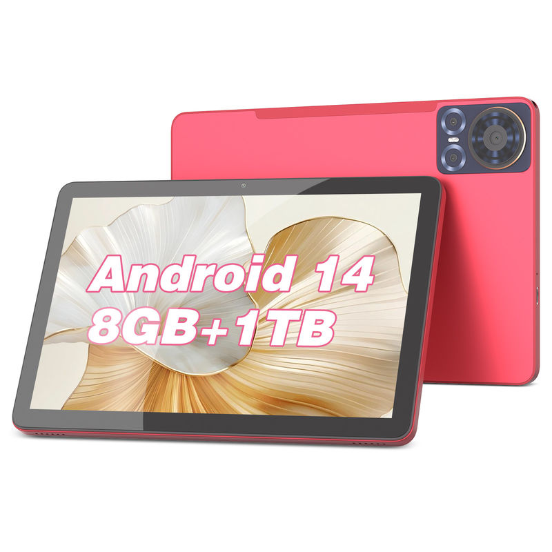 C ไอเดีย แท็บเล็ต 10.1 นิ้ว 5G LTE แท็บเล็ต หน้าจอสัมผัส แท็บเล็ต PC สําหรับการใช้งานประจําวัน CM8300 Plus สีแดง