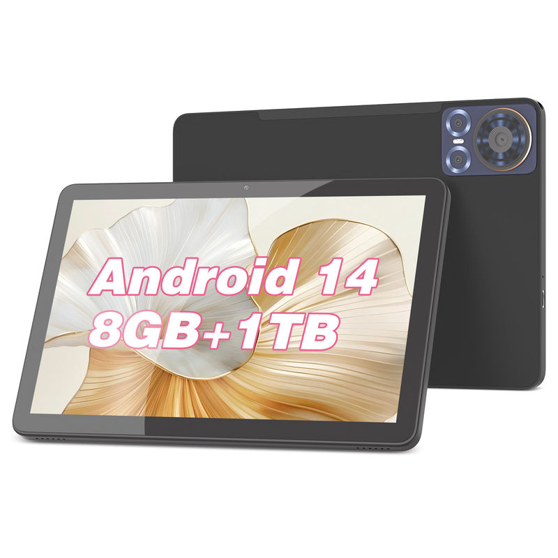 ไอเดีย C 10.1 นิ้ว 5G LTE Tablet With Sim Card สล็อตจอสัมผัส แท็บเล็ต PC M8300 Plus สีดํา