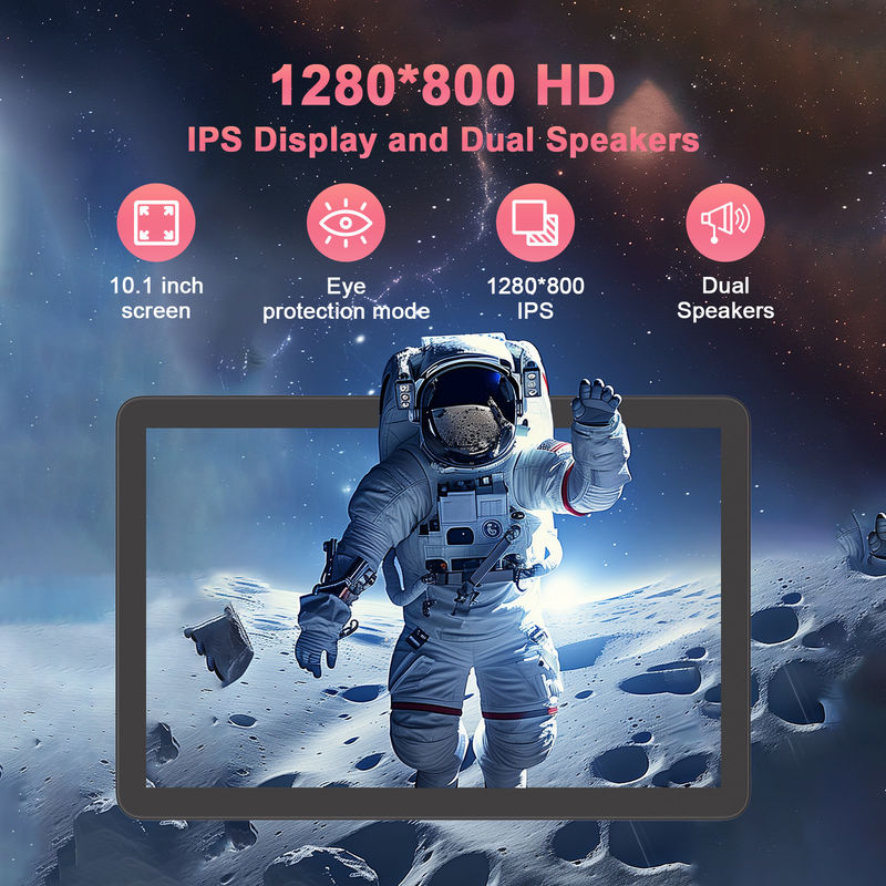 ไอเดีย C 10.1 นิ้ว 5G LTE Tablet With Sim Card สล็อตจอสัมผัส แท็บเล็ต PC M8300 Plus สีดํา