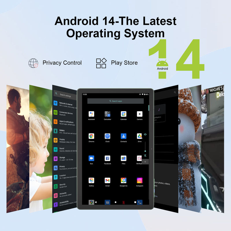 ไอเดีย C ใหม่ที่สุด 10.5 นิ้ว หน้าจอสัมผัส แอนดรอยด์ แท็บเล็ตด้วยซิมคู่ CM10500 พลัส สีเขียว