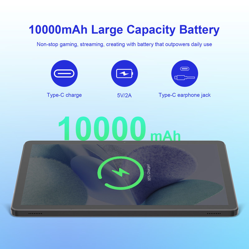 แท็บเล็ตเพื่อการศึกษาหน้าจอ HD ขนาด 10.95 นิ้ว สำหรับนักเรียน พร้อมประสิทธิภาพสูงและแบตเตอรี่ใช้งานได้นาน