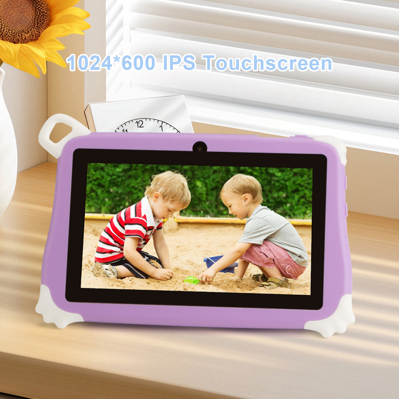 แท็บเล็ตสำหรับเด็ก C Idea Android 15 ขนาด 8+256GB แท็บเล็ตเพื่อการศึกษา Kidspad พร้อมแอปพลิเคชันที่เป็นมิตร CM86 สีม่วง