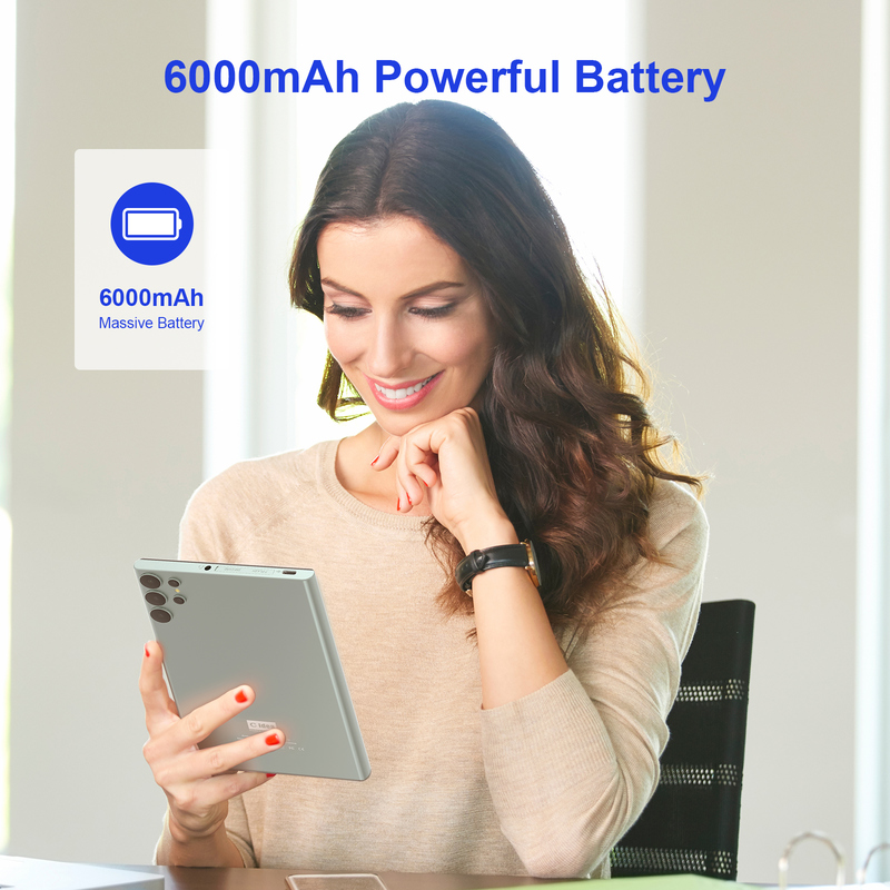 ไอเดียซี แท็บเล็ต 7 นิ้ว Wifi พร้อมเคส 8+256GB Storage Quad Core Processor 600x1024 IPS หน้าจอสัมผัส CM524 สีเขียว