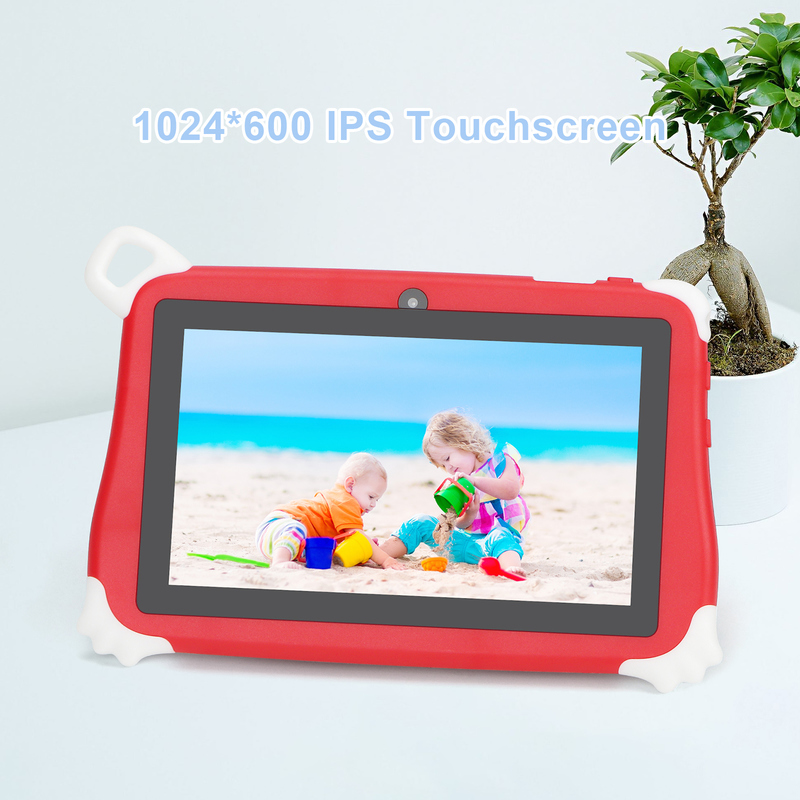แท็บเล็ตสำหรับเด็ก C Idea Android 15 ขนาด 8+256GB แท็บเล็ตเพื่อการศึกษา Kidspad พร้อมแอปพลิเคชันที่เป็นมิตร CM86 สีแดง