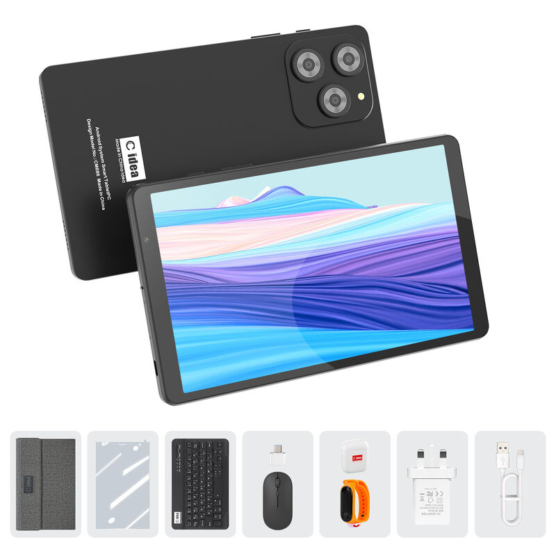 ไอเดีย C 8 นิ้ว สมาร์ทแท็บเล็ต PC พร้อมคีย์บอร์ด 8GB แรม+512 โรม 800*1340 IPS