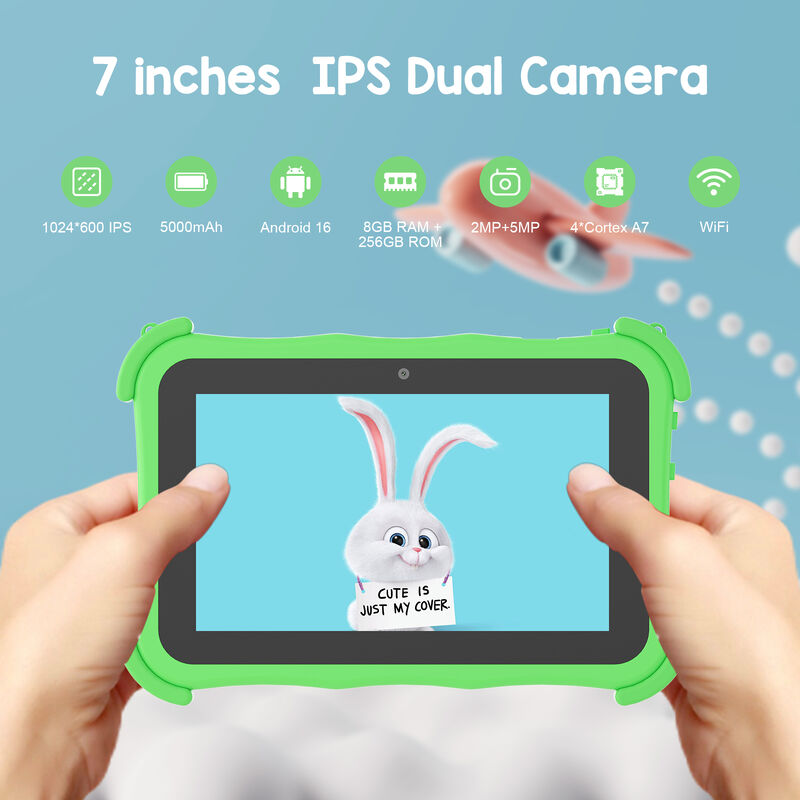 C idea Youth 7 Inch Tablet Android 16 พร้อมสล็อตการ์ด tf, WiFi,8GB +256GB, 1024*600 CM89