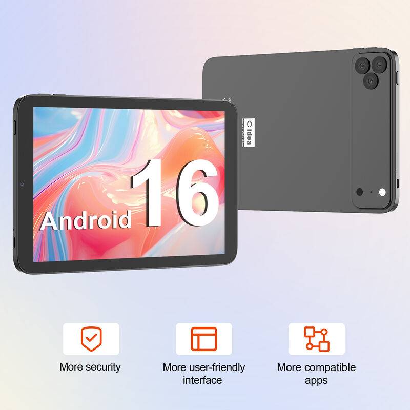 ไอเดีย C 10.1 นิ้ว แอนดรอยด์ WiFi หน้าจอสัมผัส ดํา แท็บเล็ต PC ด้วยคีย์บอร์ด 5G Quad-core CM10017Air