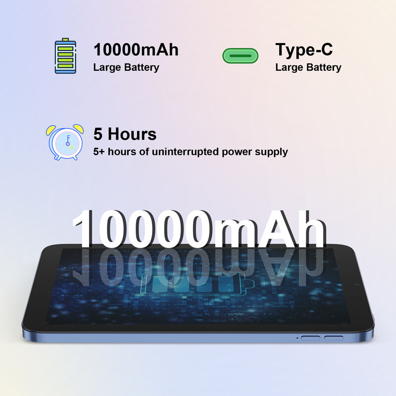 C ไอเดีย แท็บเล็ตพีซีหน้าจอสัมผัส Android WiFi ขนาด 10.1 นิ้ว สีน้ำเงิน พร้อมคีย์บอร์ด 5G Quad-core รุ่น CM10017Air