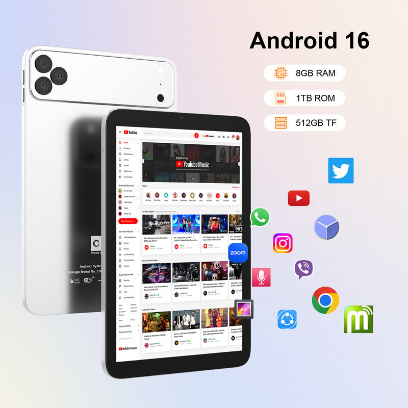 C ไอเดีย แท็บเล็ตพีซีหน้าจอสัมผัส Android WiFi ขนาด 10.1 นิ้ว สีน้ำเงิน พร้อมคีย์บอร์ด 5G Quad-core รุ่น CM10017Air