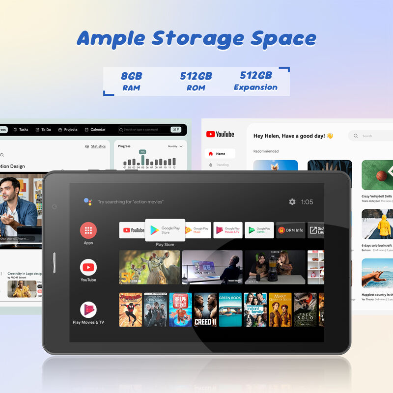 C Idea 8 Inch แอนดรอยด์ 16 แท็บเล็ต 8GB แรม 512GB โรม โมเดล CM817 แอร์