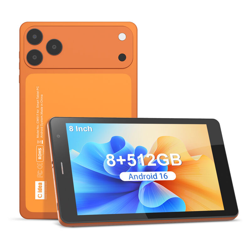 แท็บเล็ต C idea ขนาด 7 นิ้ว รองรับ Wi-Fi พร้อมเคส ความจุ 8+256GB โปรเซสเซอร์ Quad Core หน้าจอสัมผัส IPS ความละเอียด 600x1024 CM517 air